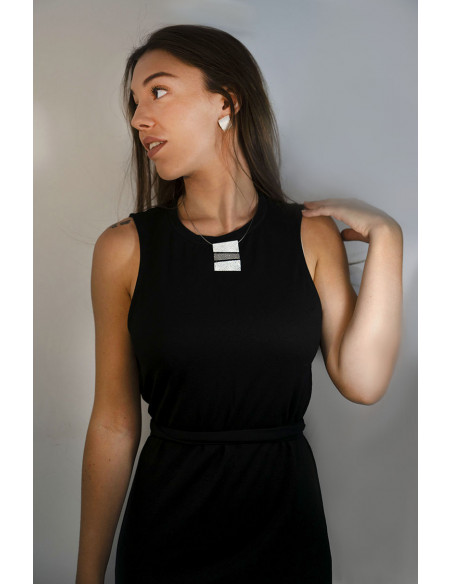 Colgante de plata mediano de la colección Quima