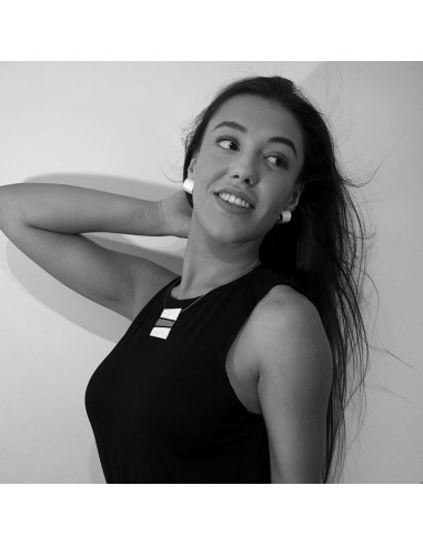 Colgante de plata mediano de la...