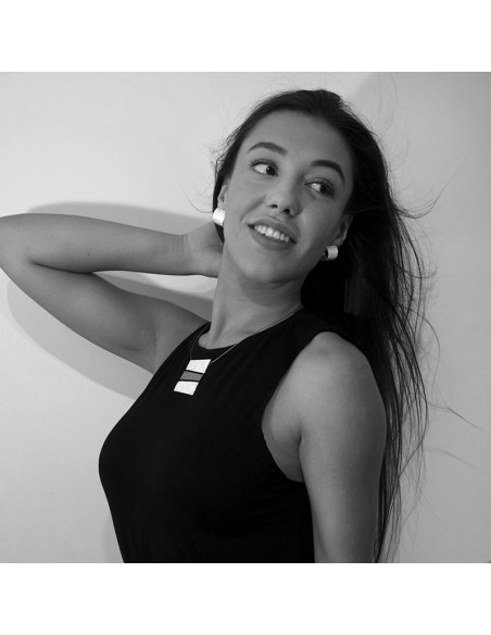 Colgante de plata mediano de la colección Quima