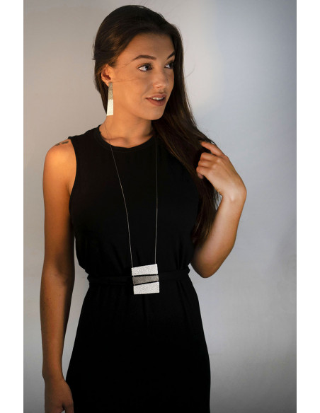 Pendientes de plata de la colección Quima