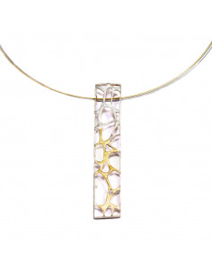 Colgante largo de Plata de la Colección Sira