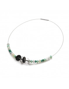 Collar de Plata y amazonita de la colección Tanit