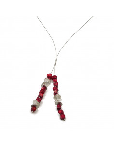 Collar de Plata y coral de la colección Tanit