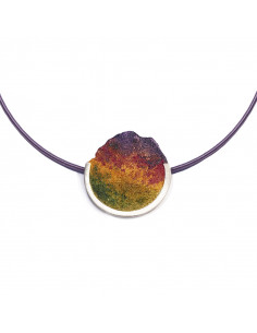 Colgante pequeño de la Colección Stone Color pintado a mano