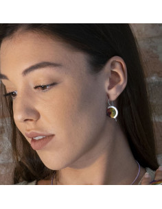 Pendientes pequeños con gancho de la colección Stone... 2