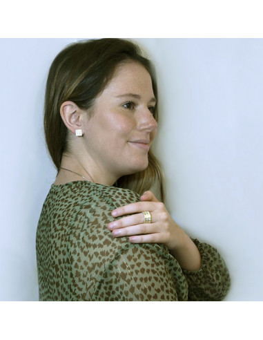 Anillo de Plata y Oro Colección Veltha