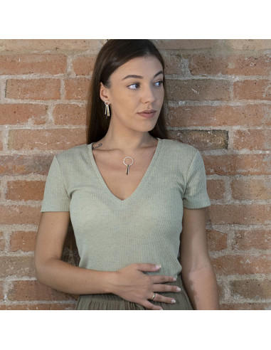 Anillo triple de Plata y Oro de la...