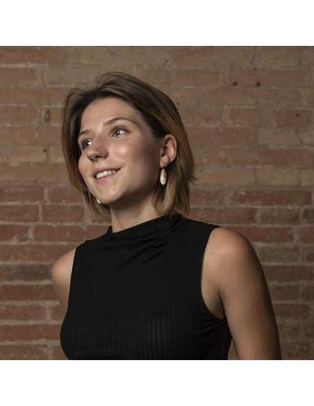 Anell en plata pintada a mà de la Col·lecció *Nuts