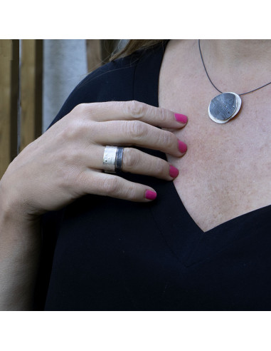 Anillo aro pequeño Plata