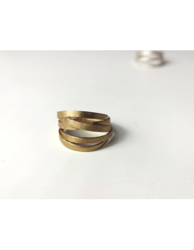 Ring Cintes gold plated five rounds