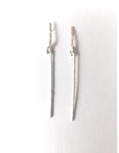 copy of Silver earrings from the Thin collection