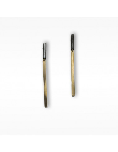 Long double earrings from the Minimal collection