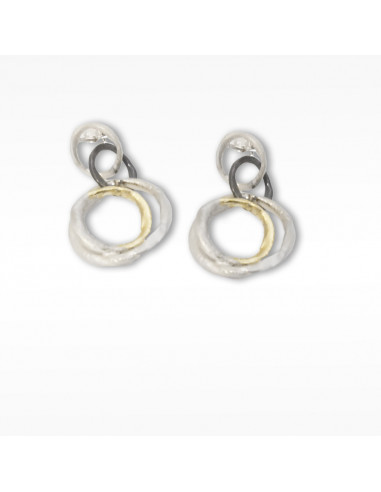 Double earrings from the Lianas collection