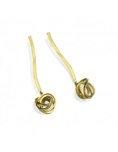 Long Gold Earrings Nus Collection