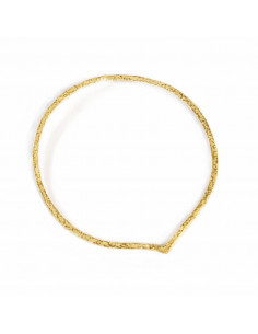 Pulsera de plata bañada en oro de la colección Carolina
