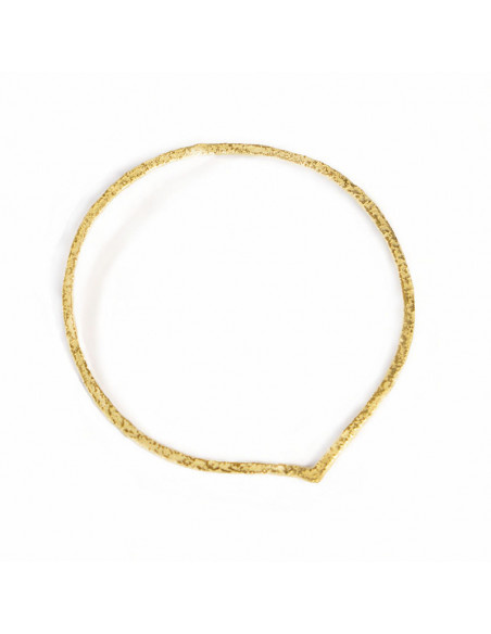 Pulsera de plata bañada en oro de la colección Carolina
