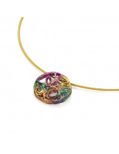 Small pendant from the Alexandra collection in painted...